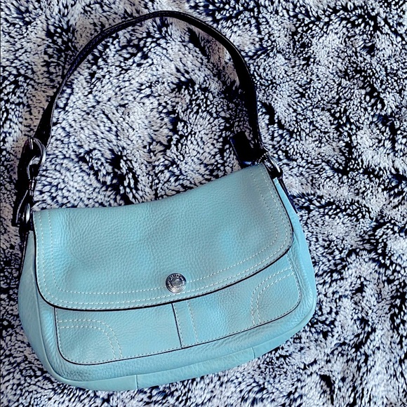 Coach Handbags - Tiffany Blue Coach Purse